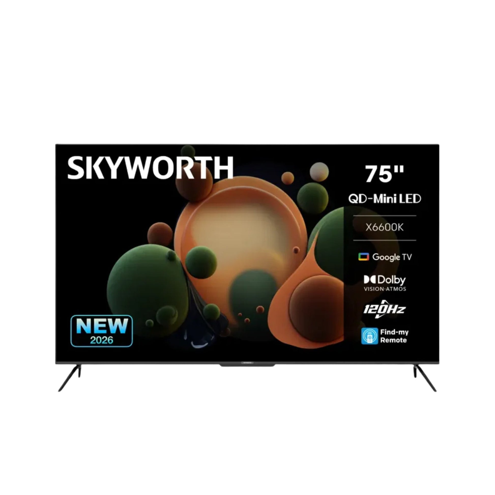 Skyworth 75 inch Mini LED Google TV 75X6600K
