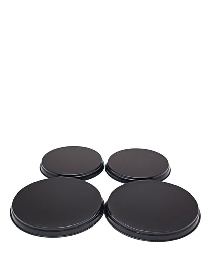 Hillhouse Stove Burner Covers 4 Piece - Black