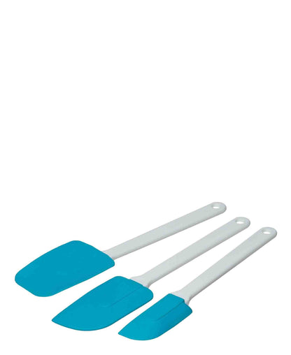 Progressive Rubber Spatula Set - White & Blue