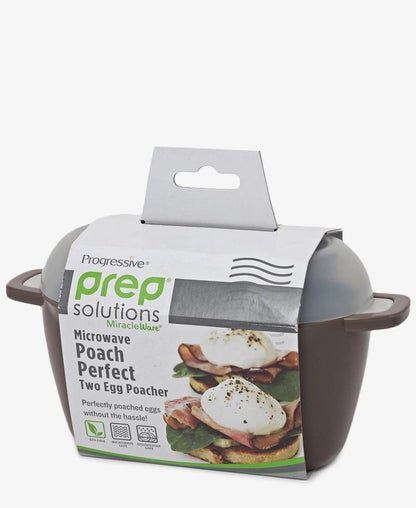 Progressive Double Egg Poacher - Brown