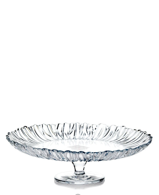 Pasabahce Aurora Pedestal Glass Plate - Clear