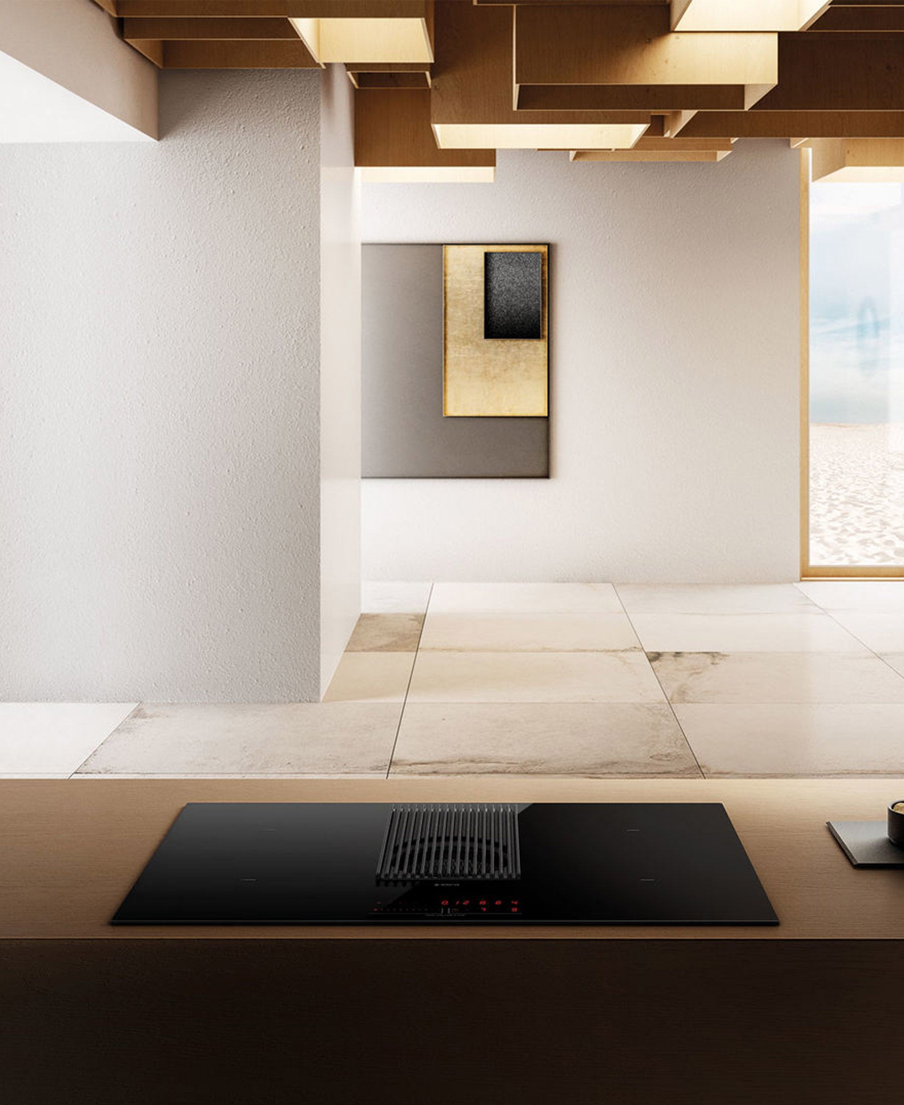 ELICA 90CM HOB WITH DOWNDRAFT EXTRACTOR The Culinarium