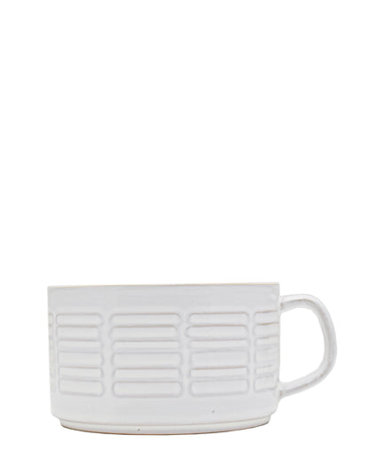 Kitchen Life Ceramic Soup Mug 560ml - White