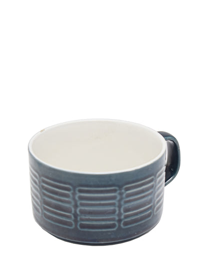 Kitchen Life Ceramic Soup Mug 560ml - Blue