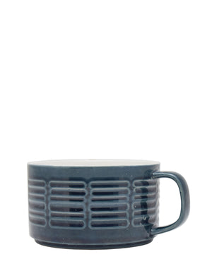 Kitchen Life Ceramic Soup Mug 560ml - Blue