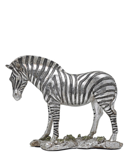 Urban Decor Antique Zebra 36cm - Silver