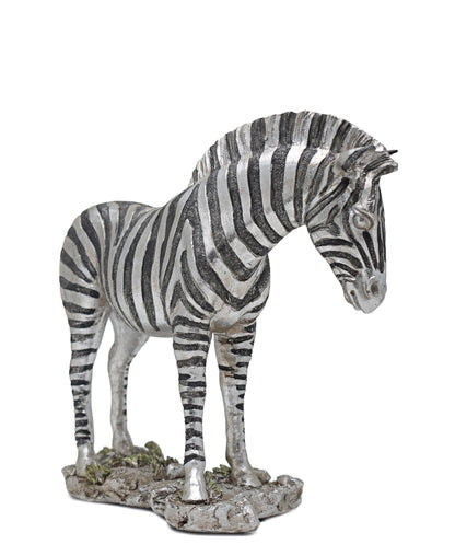 Urban Decor Antique Zebra 36cm - Silver