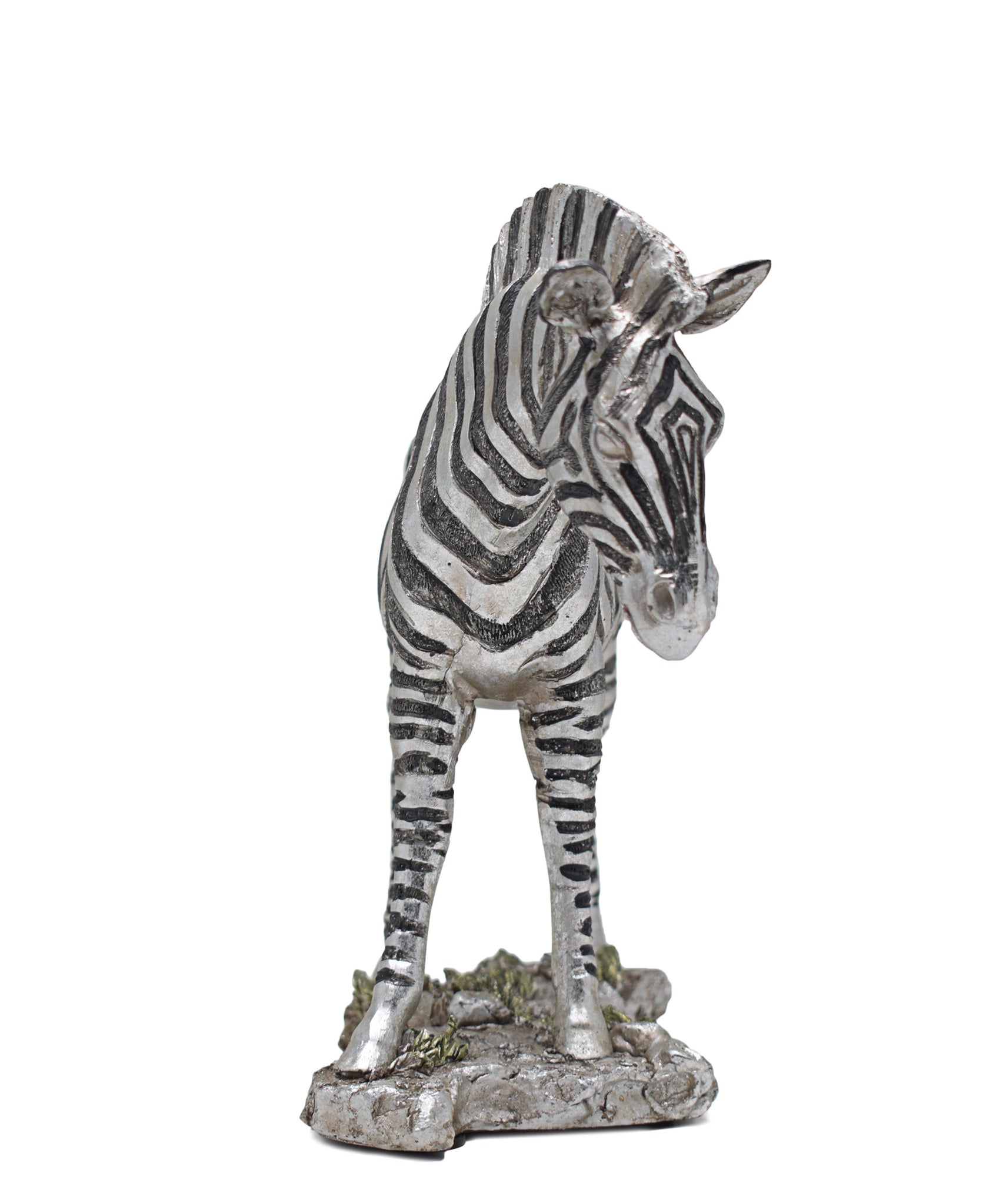 Urban Decor Antique Zebra 36cm - Silver