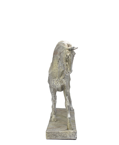 Urban Decor Antique Horse 30 x 26cm - Silver & Gold