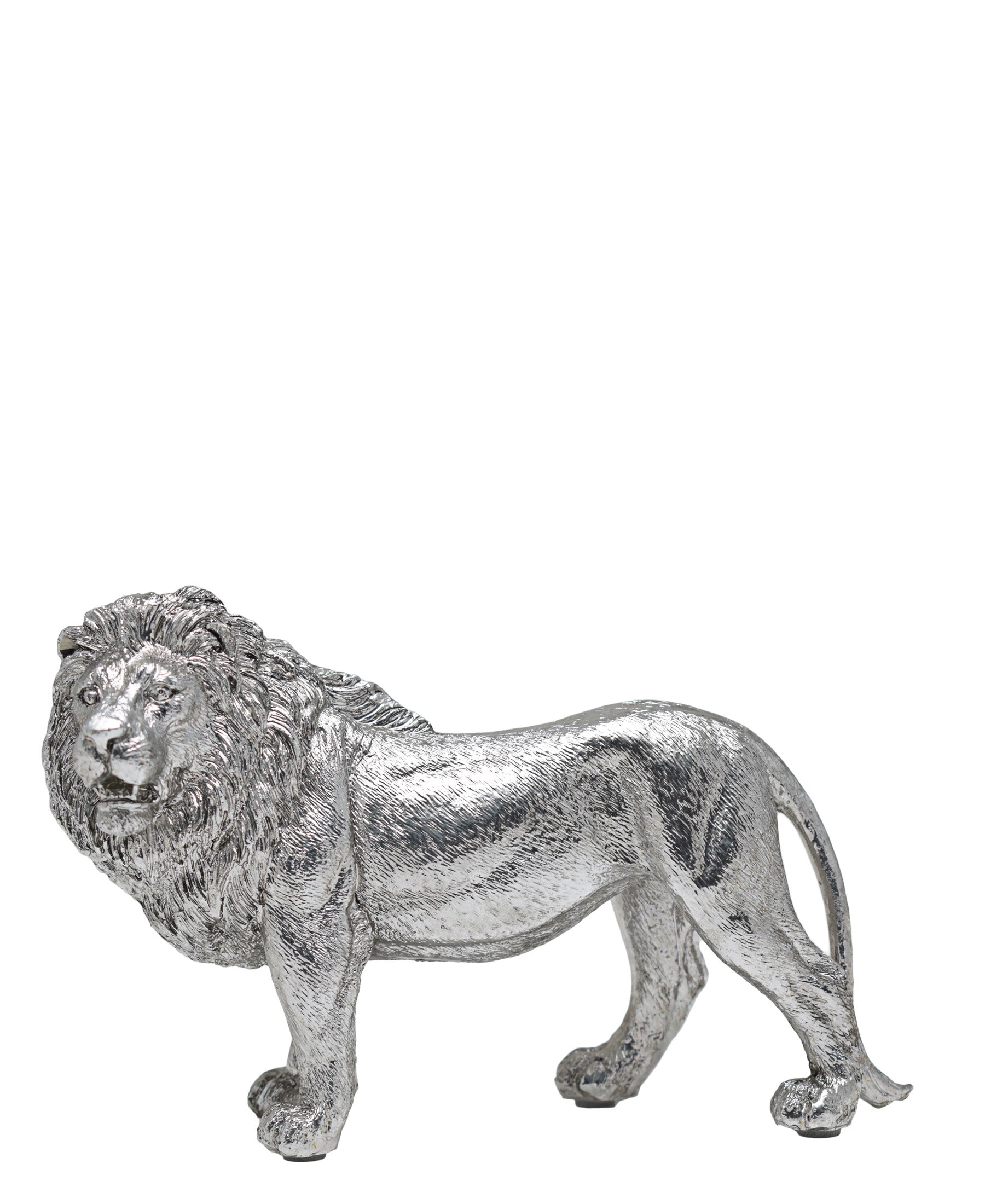 Urban Decor Antique Lion 19 x 14cm - Silver