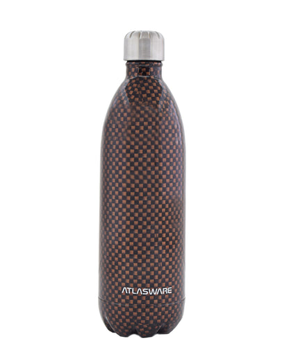 Atlasware Bullet Flask 1L - Brown