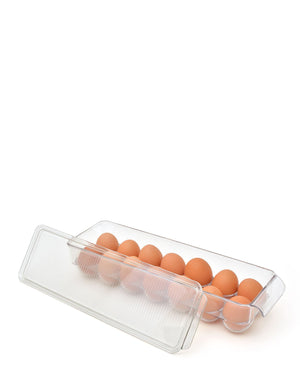 Aqua Fridge Egg Tray 33.5cm - Clear