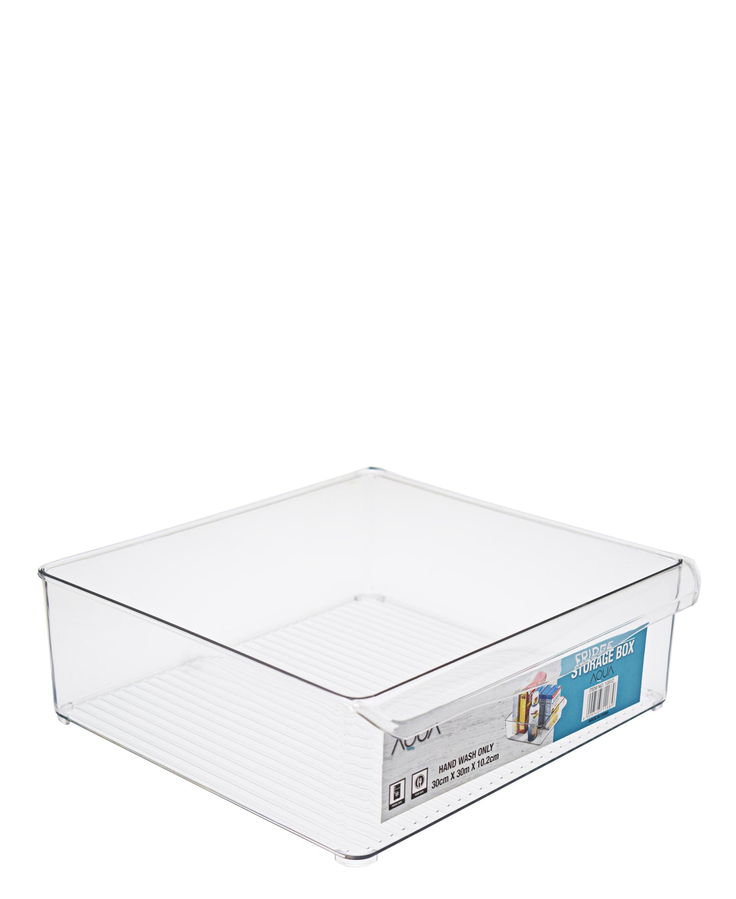 Aqua Fridge 30.5cm Storage Box - Clear