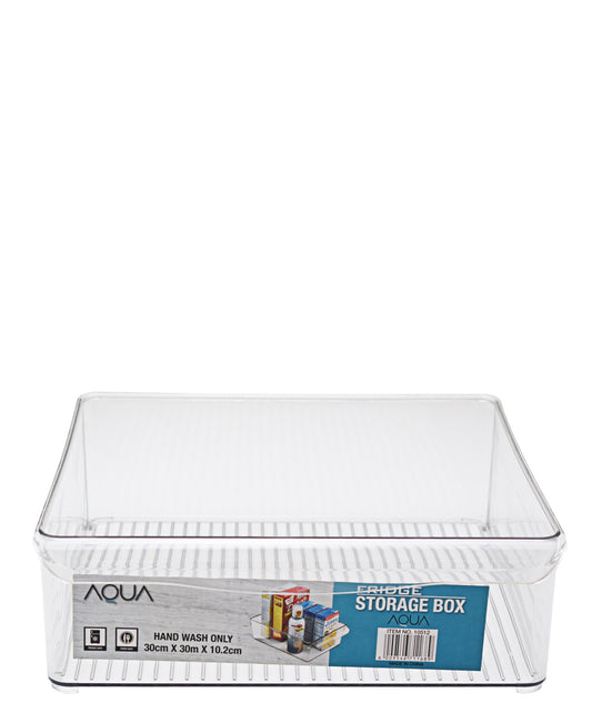 Aqua Fridge 30.5cm Storage Box - Clear