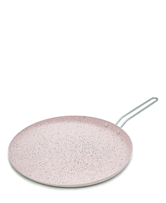 OMS Granite 28cm Crepe Pan - Pink