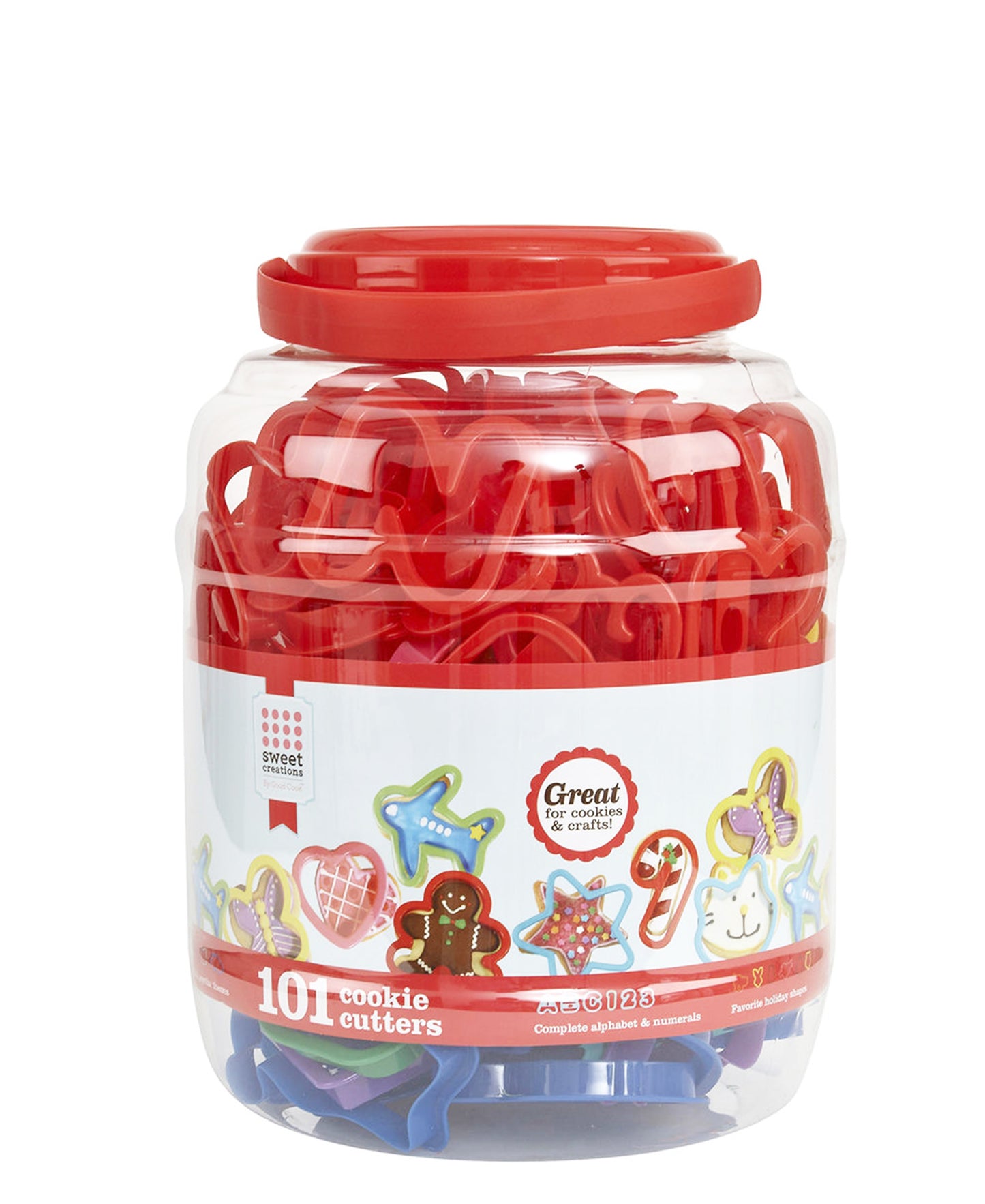 Eetrite 101 Piece Cookie Cutter Tub - Assorted