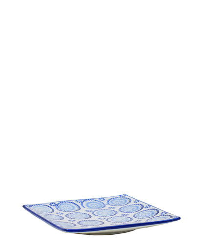 Kitchen Life 17cm Patima Square Platter - Blue