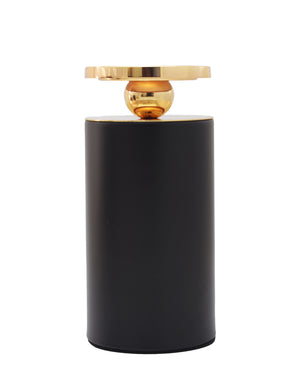 Urban Decor Mende Candle Holder 22cm - Black & Gold