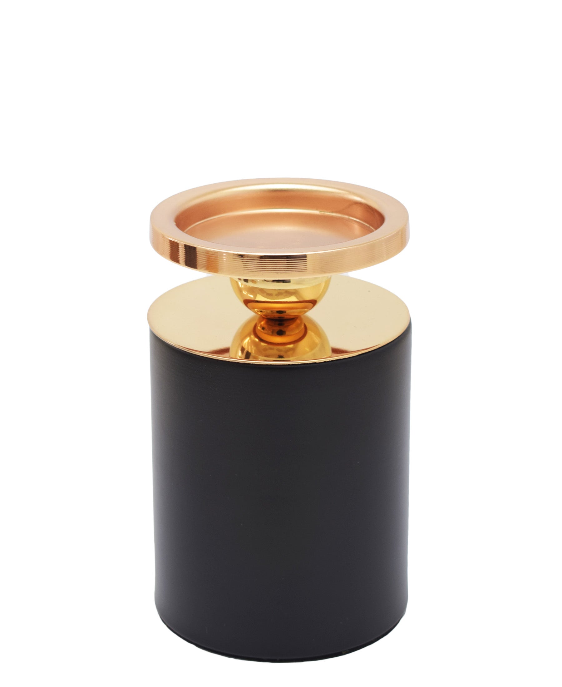 Urban Decor Mende Candle Holder 17cm - Black & Gold