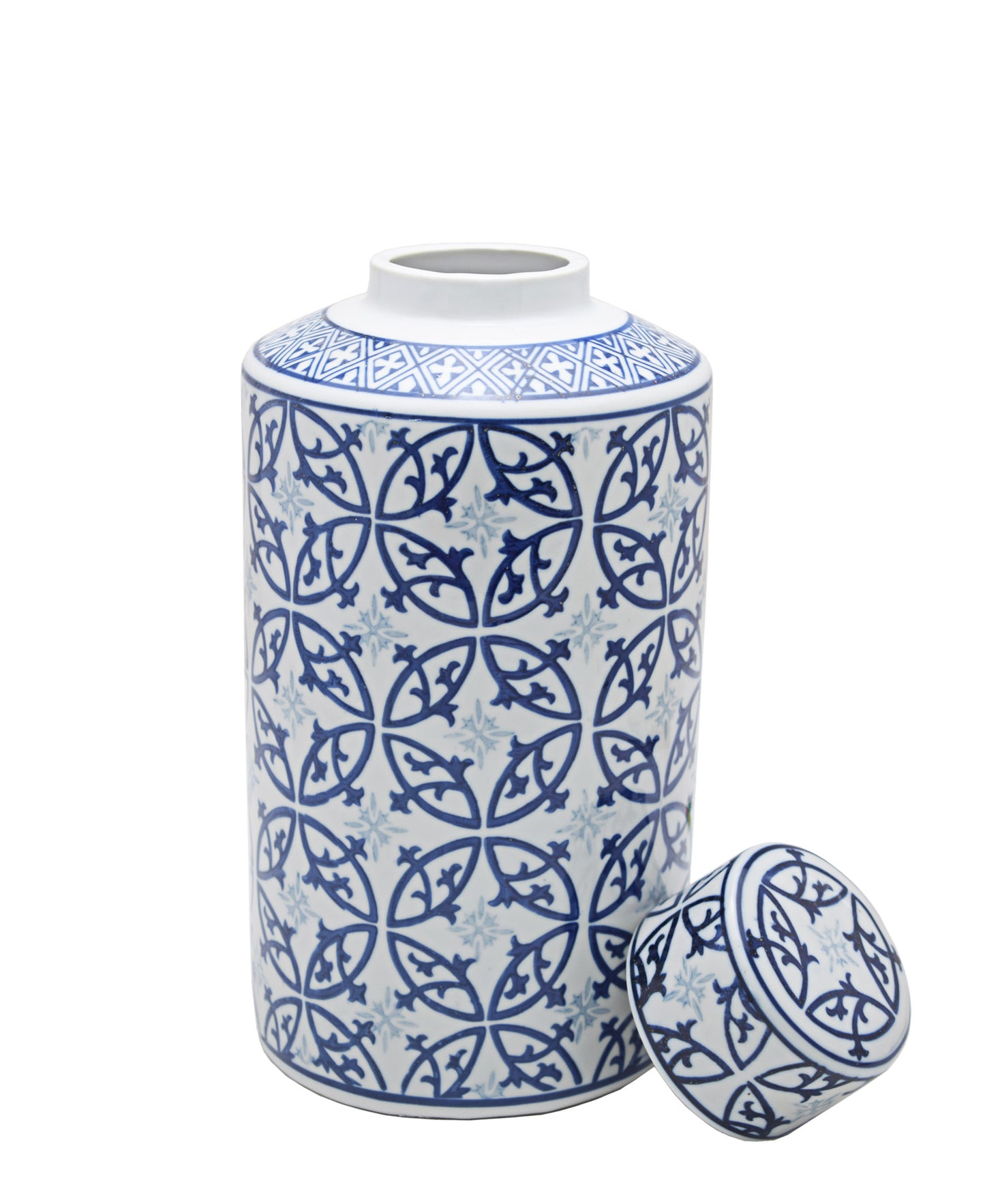 Urban Decor Azure Straight Jar 30cm - White