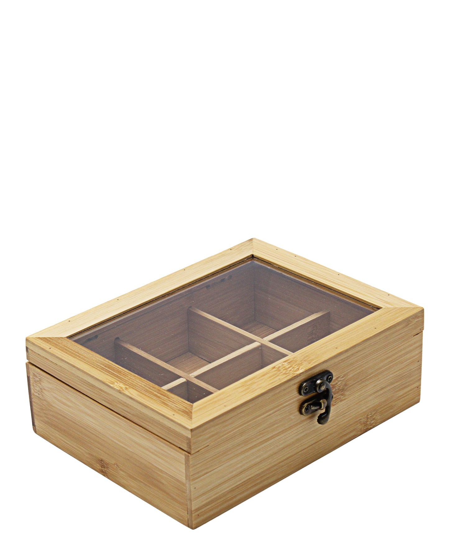 Kitchen Life Bamboo Tea Box - Oak