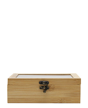 Kitchen Life Bamboo Tea Box - Oak