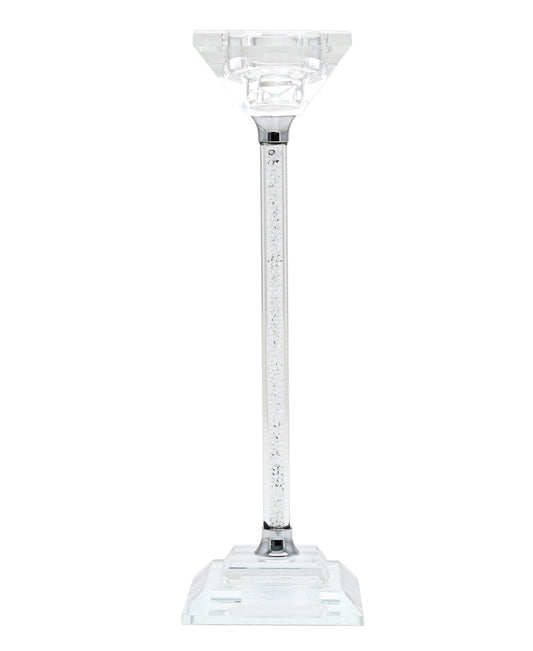 Crystal Candle Holder Large - Clear