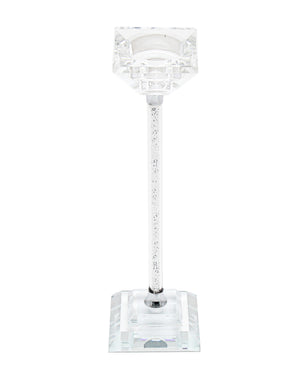 Crystal Candle Holder Large - Clear