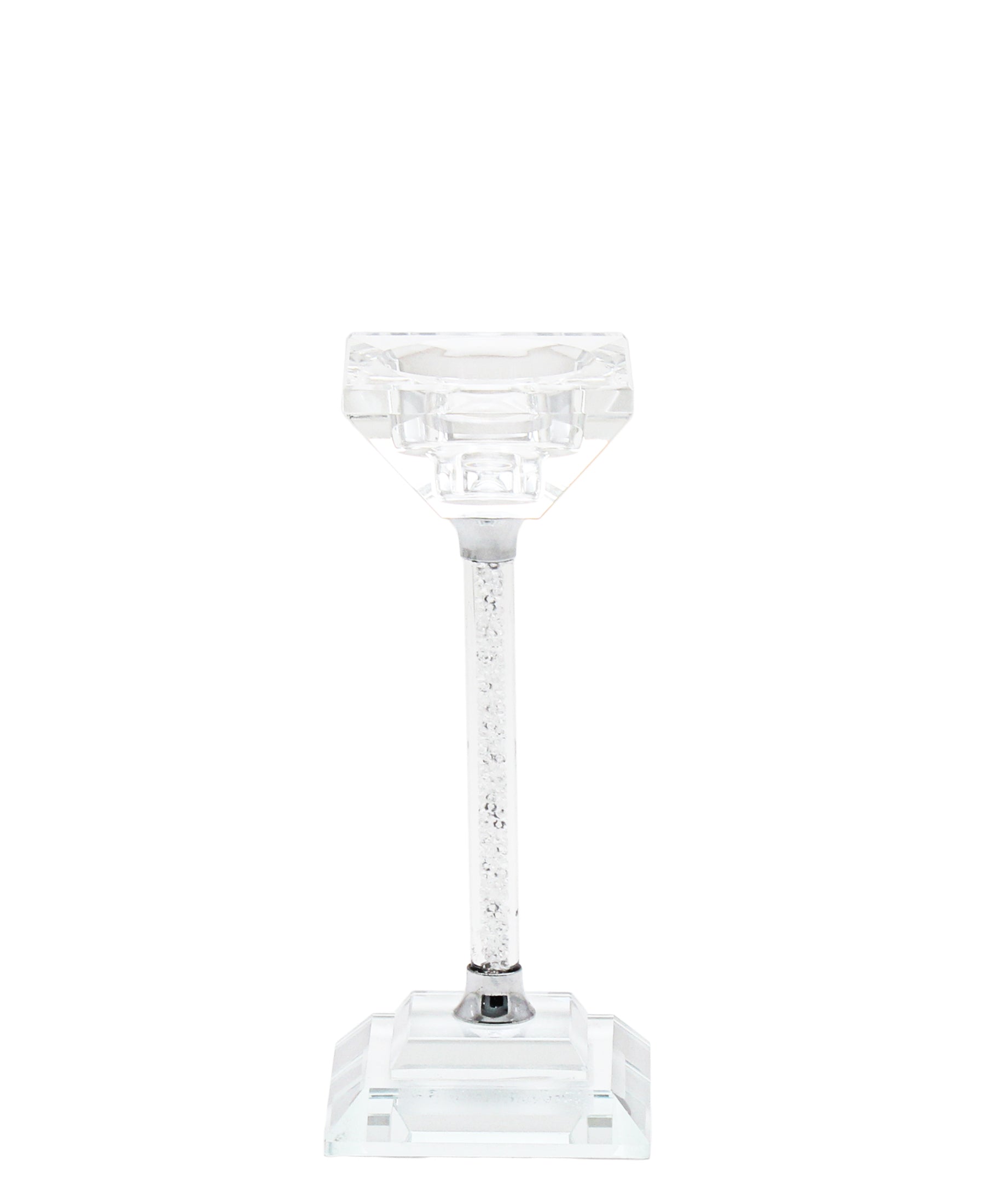 Crystal Candle Holder Small - Clear