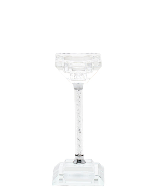 Crystal Candle Holder Small - Clear
