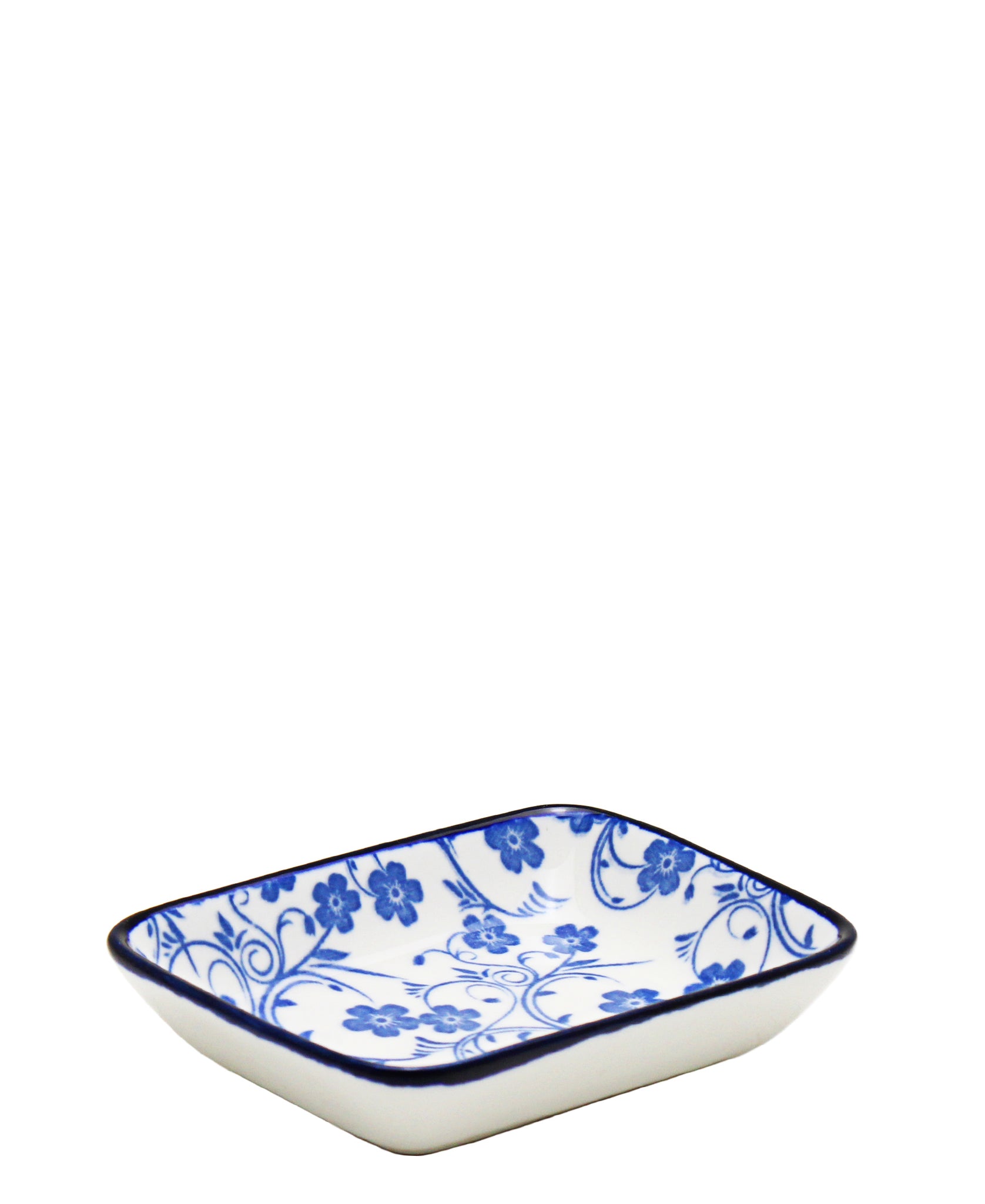 Shanghai Dish Plate 9,5cm - White & Blue