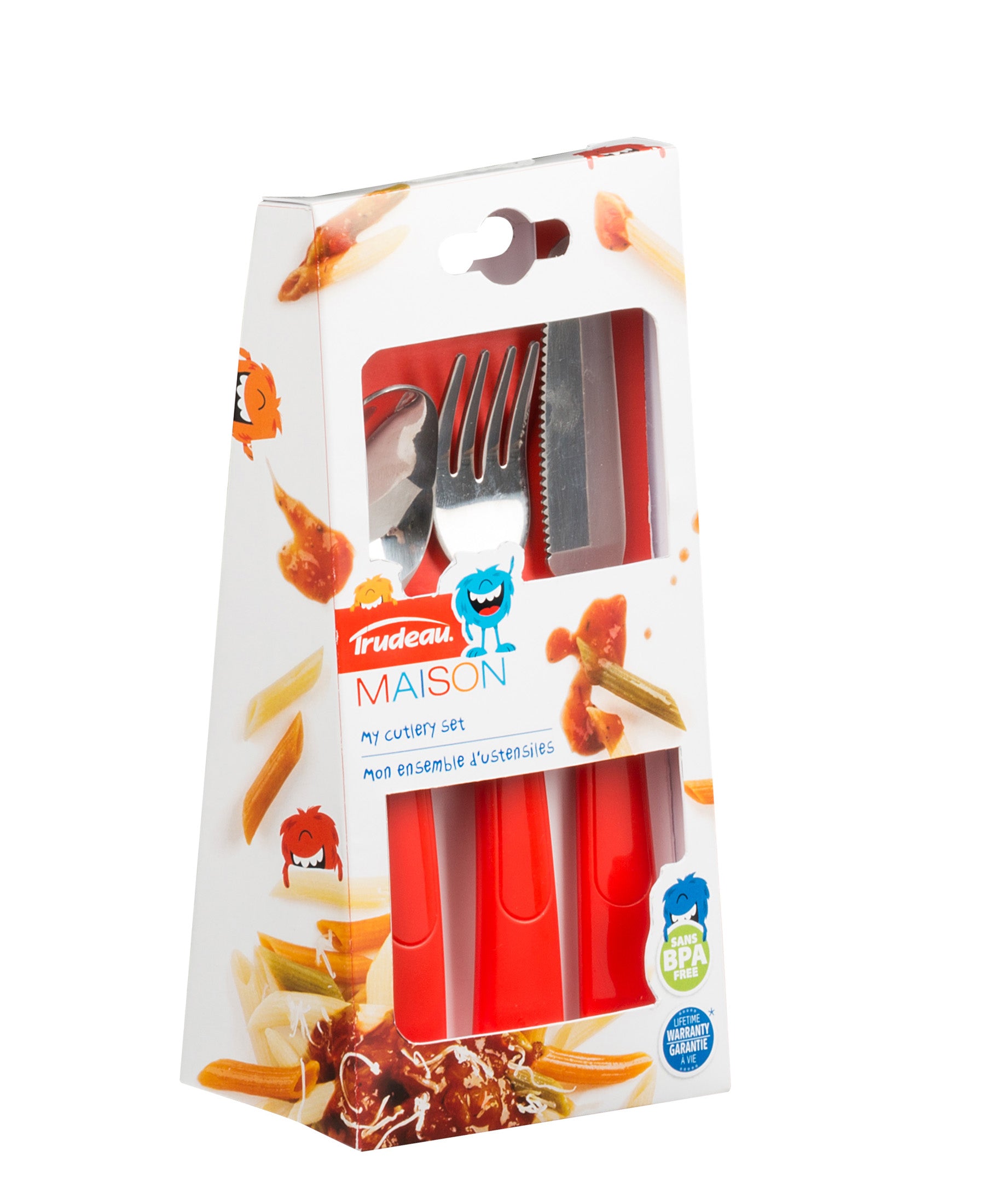 Trudeau Maison My Cutlery Set - Red