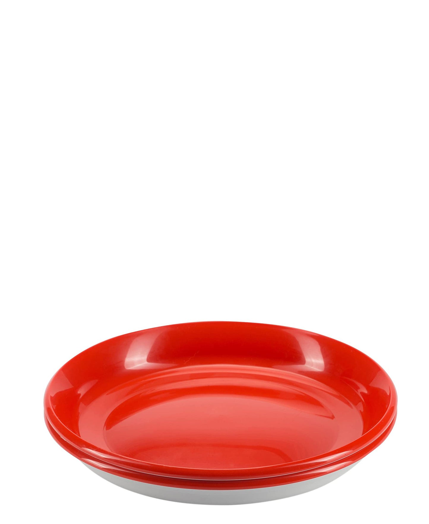 Trudeau Maison Set of 2 Plates- Red