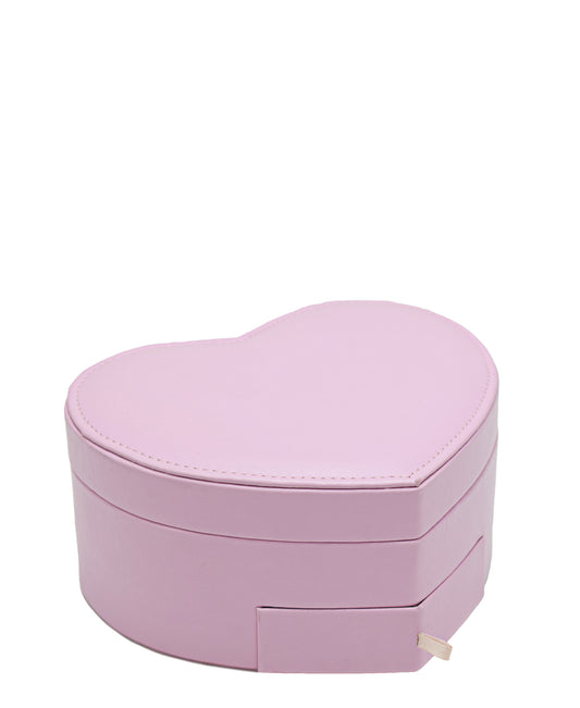 Urban Decor Heart shape Jewellery Box - Pink