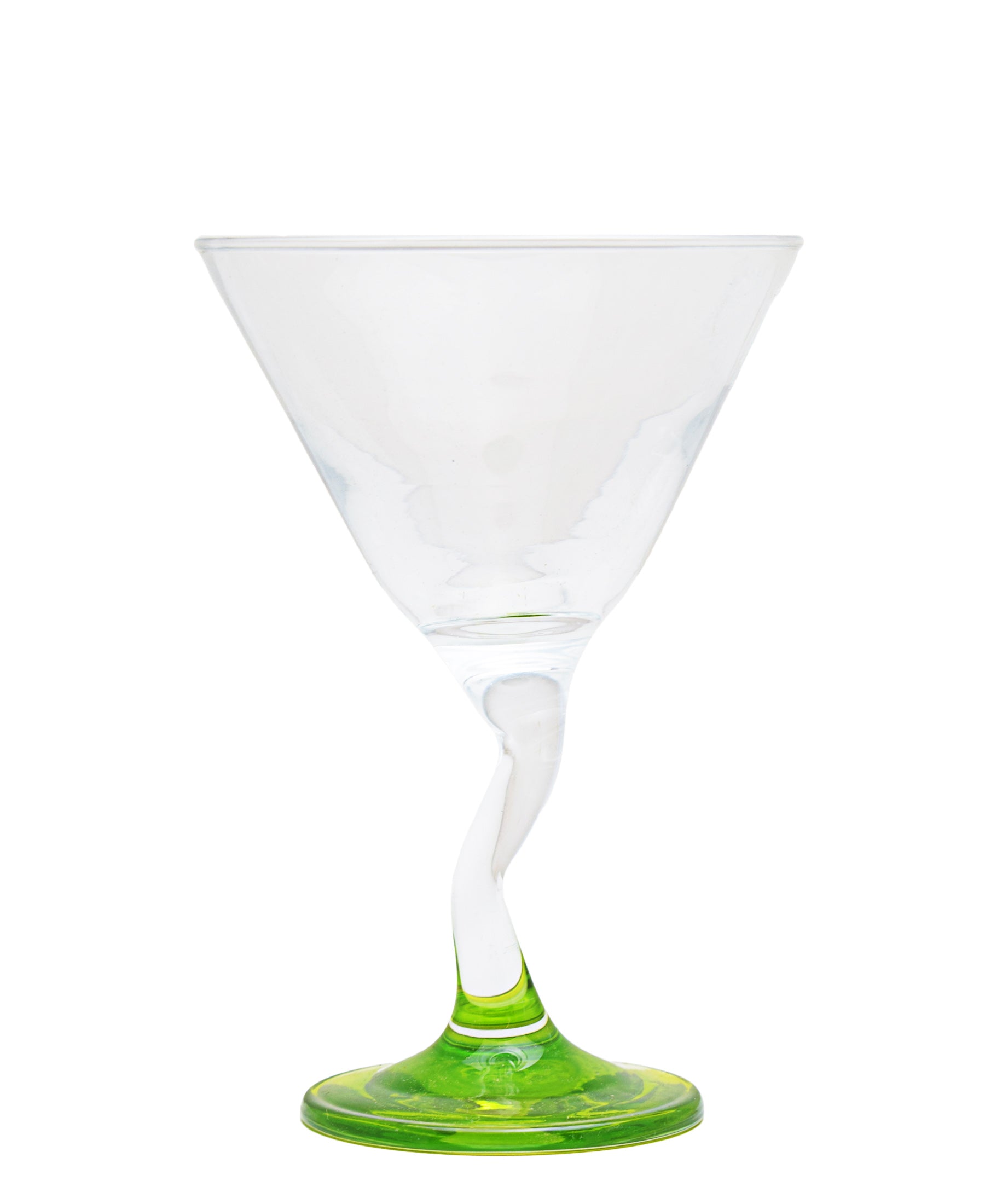 Glacier Zikzak Martini Glass - Green