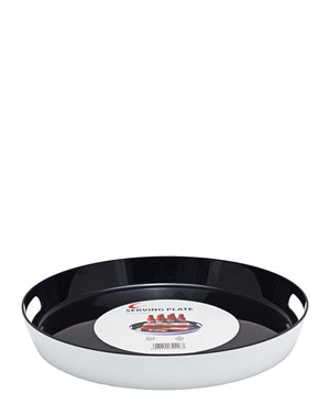 Table Pride Round Serving Tray - Black