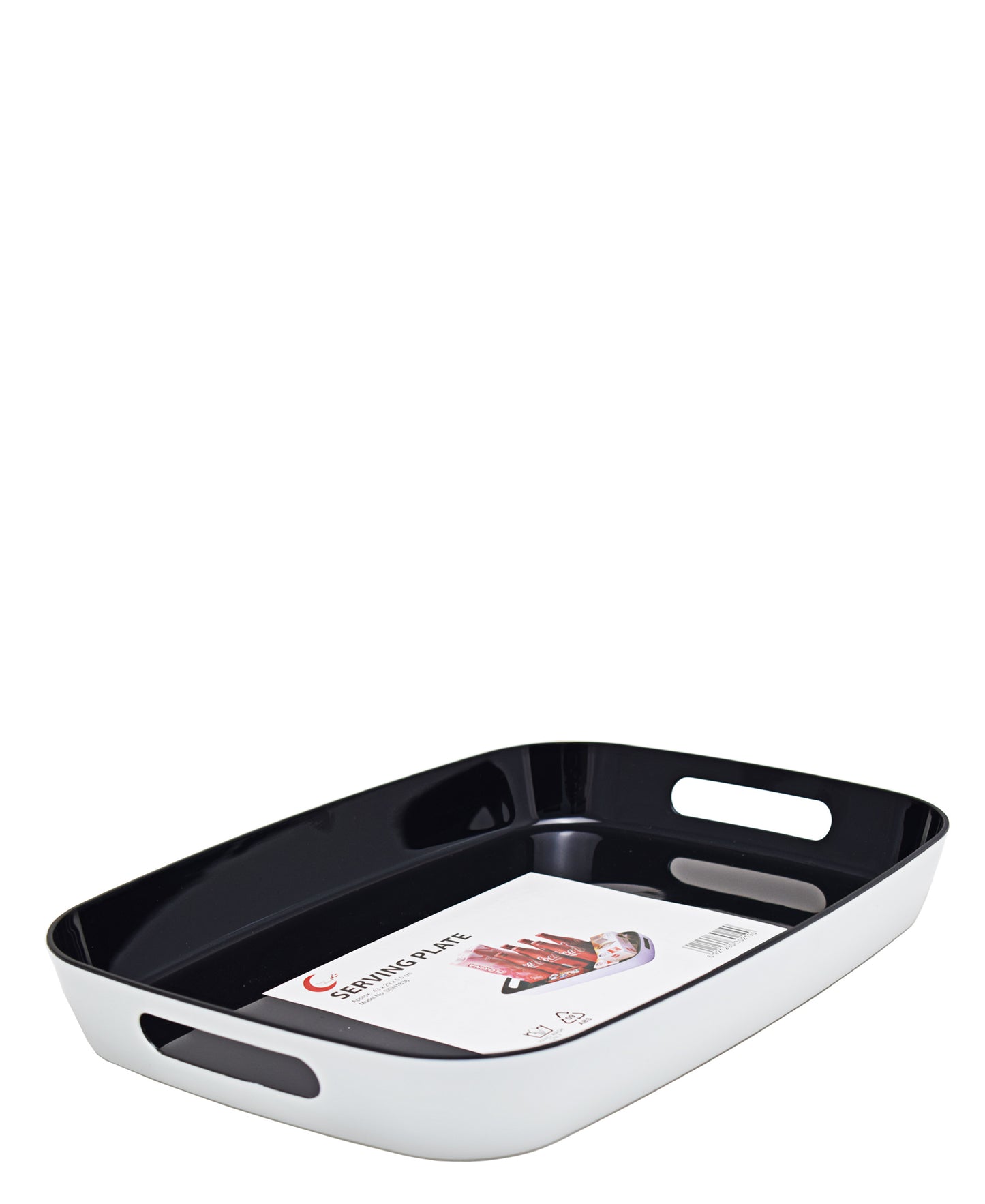 Table Pride Rectangle Serving Tray - Black