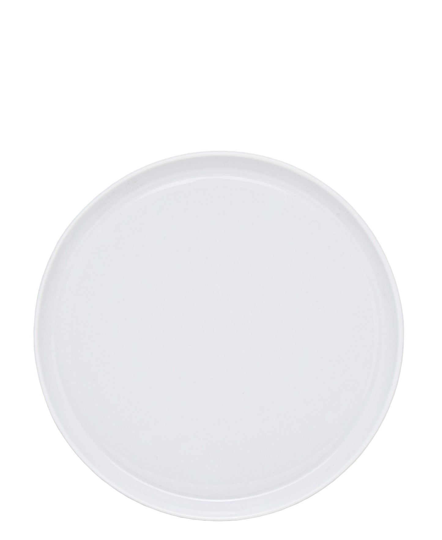 Glacier Straight Edge Dinner Plate 27cm - White