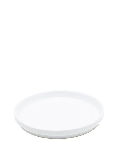 Glacier Straight Edge Side Plate 20cm - White