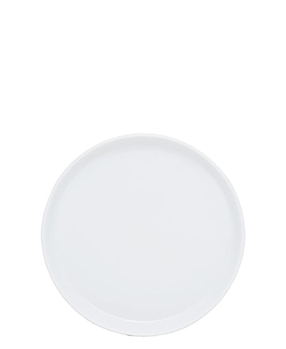 Glacier Straight Edge Side Plate 20cm - White