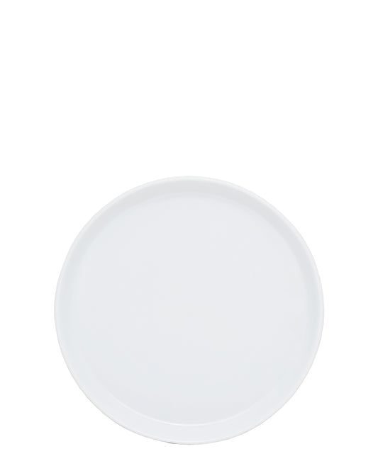 Glacier Straight Edge Side Plate 20cm - White