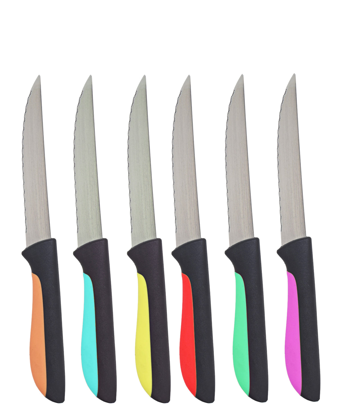 6 Piece Nylon Knife Set Assorted The Culinarium