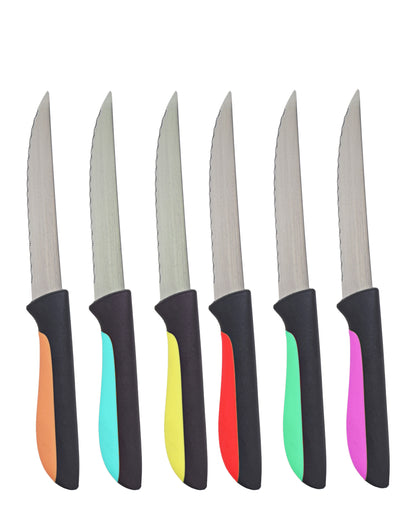 6 Piece Nylon Knife Set - Assorted