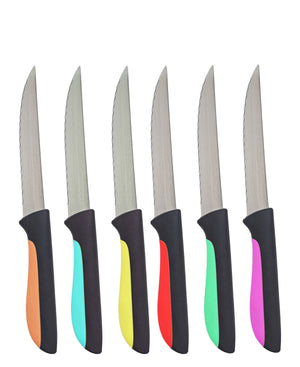 6 Piece Nylon Knife Set - Assorted