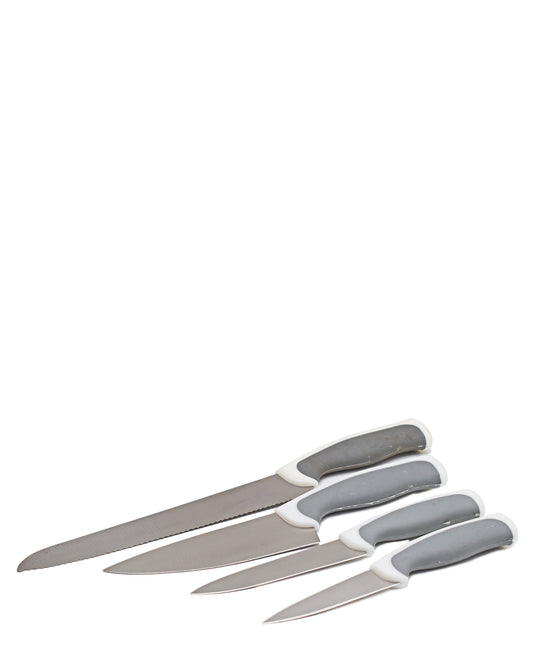 Table Pride Knife Set 4 Piece - White