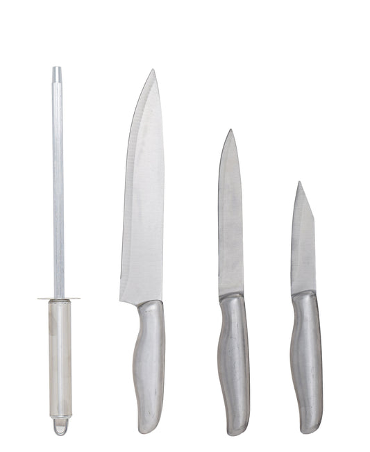 Kitchen Life Knife Set 5 Piece - Silver