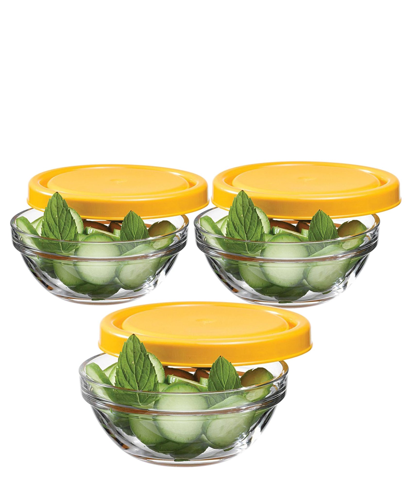 Chefs Bowl 3 Piece 140mm - Yellow