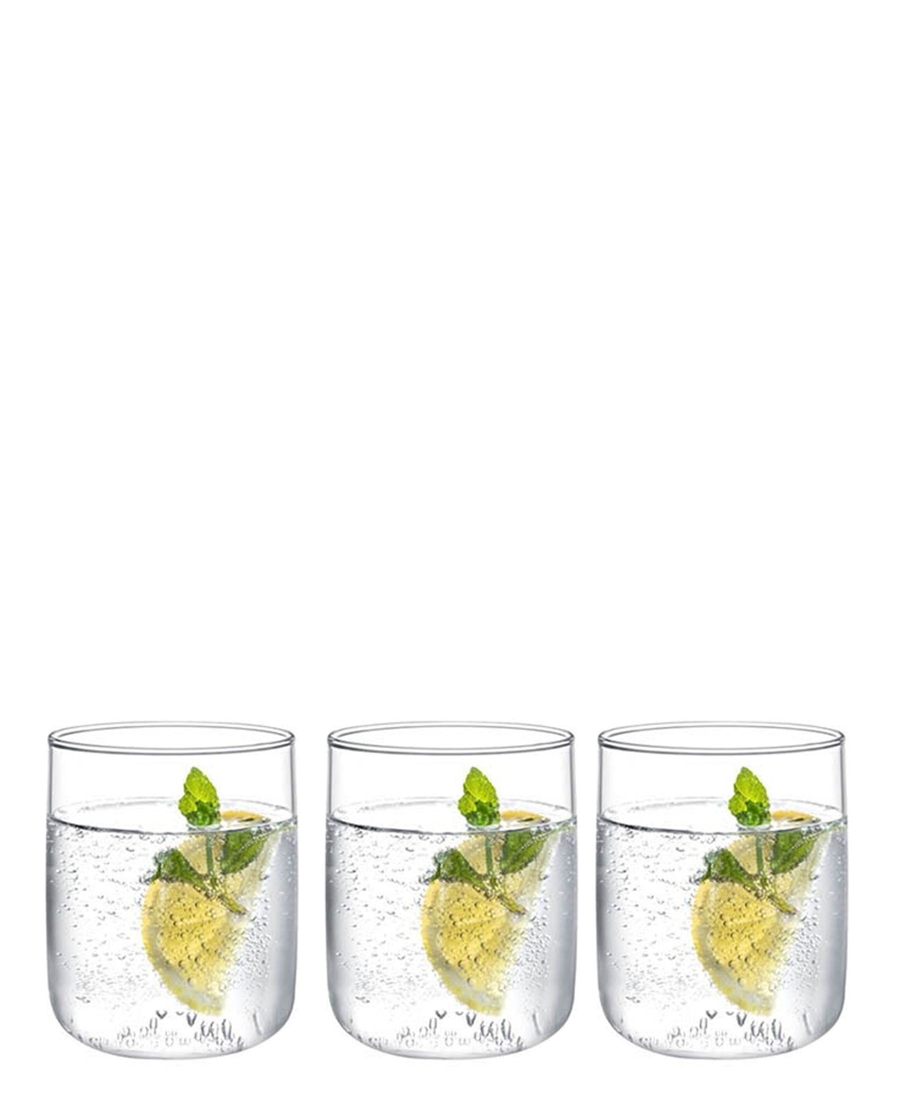 Pasabahce Iconic Whiskey Glass 3 Piece - Clear
