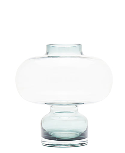 Urban Decor Smoked 20cm UFO Vase - Clear