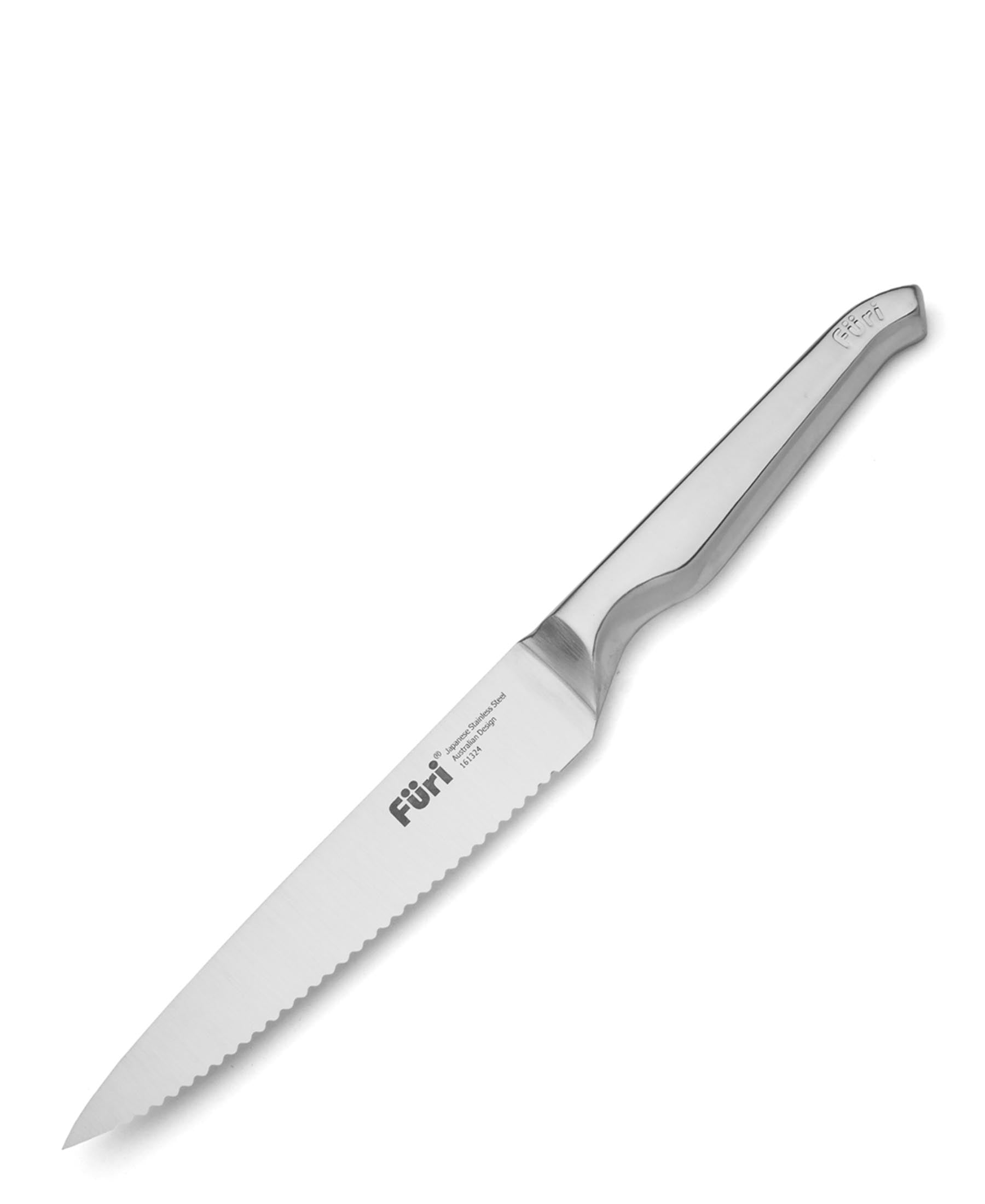 Furi Pro Serrated Multi-Purpose Knife 15cm - Silver